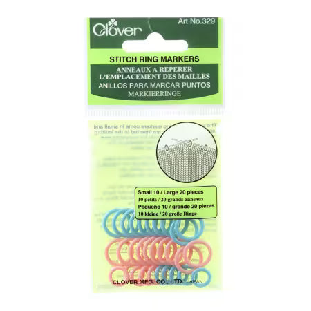 Clover Stitch Ring Markers