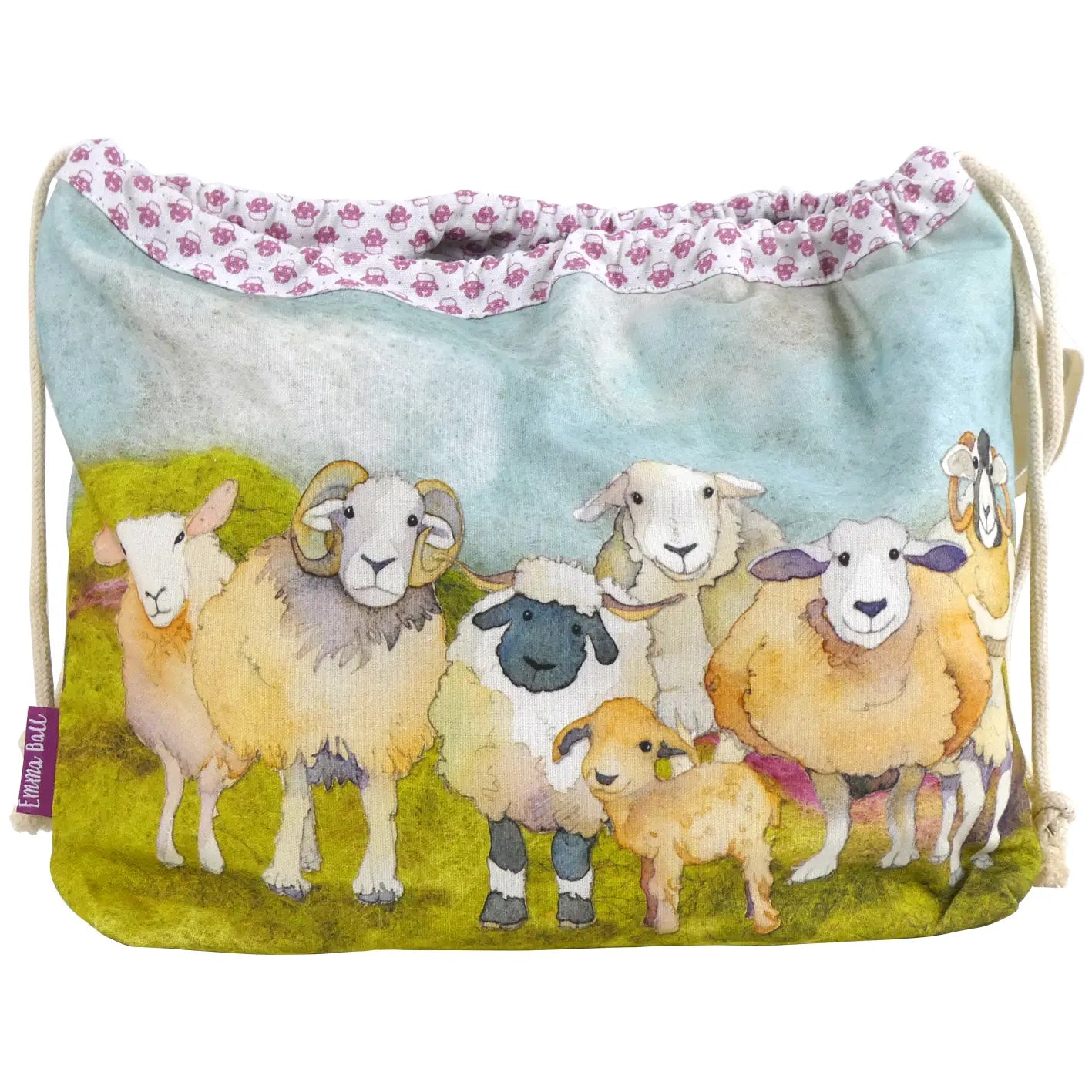 Emma Ball Drawstring Bag