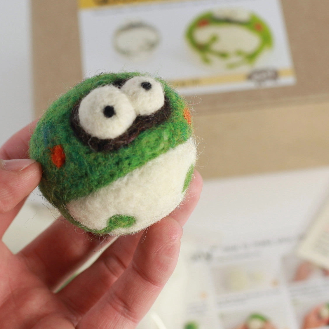 Frog Needle Felting Kit