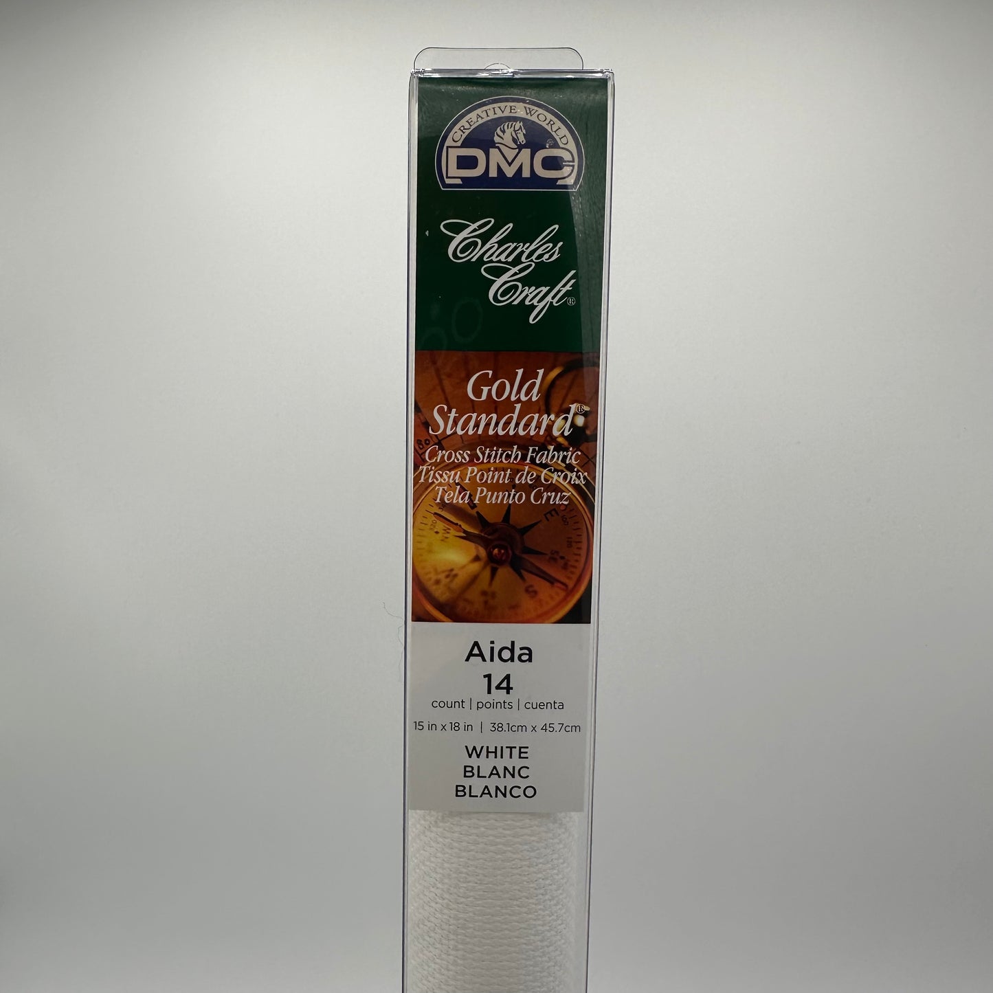 Aida Cloth 14ct 15 in by 18 in Tube Pack