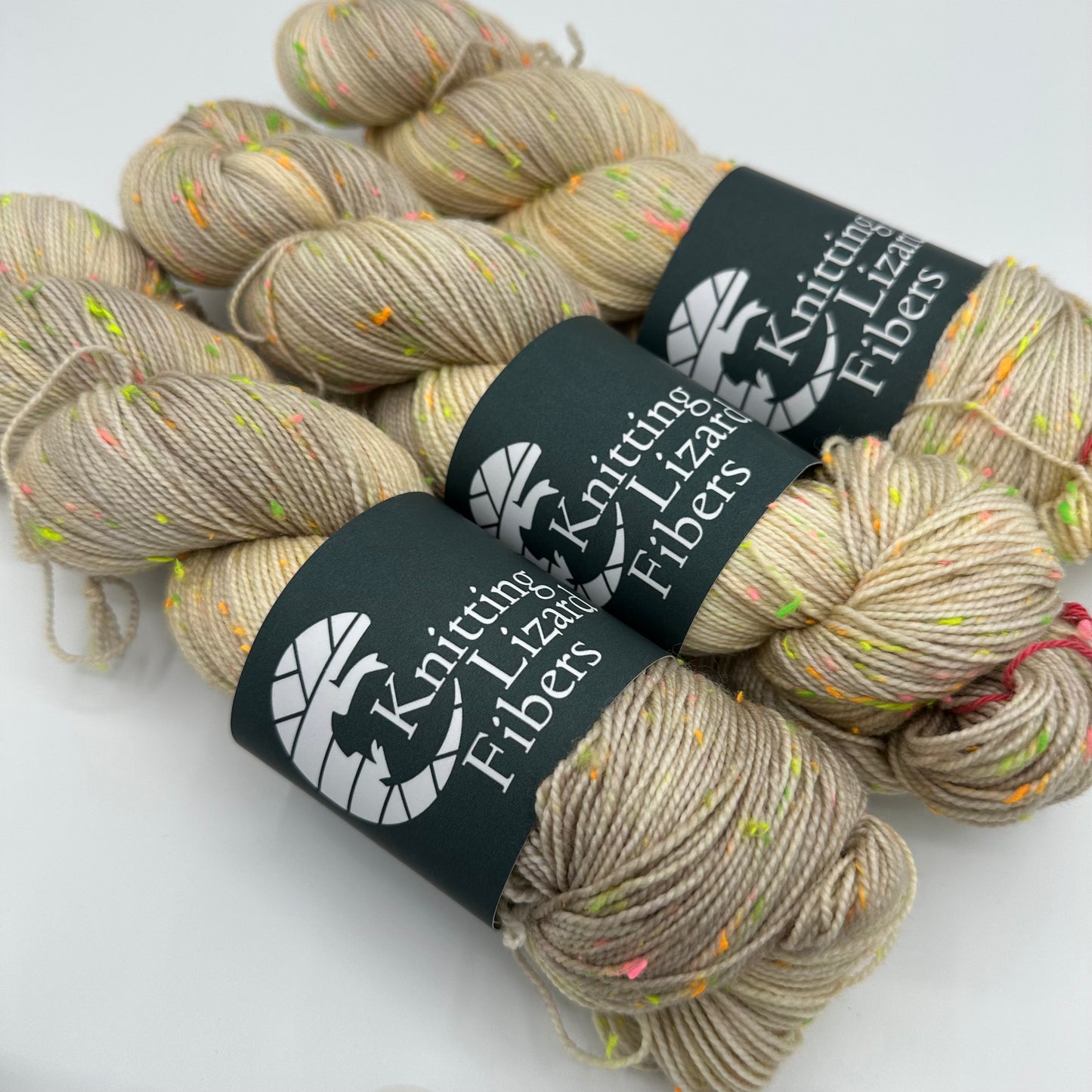Neon Tweed Sock