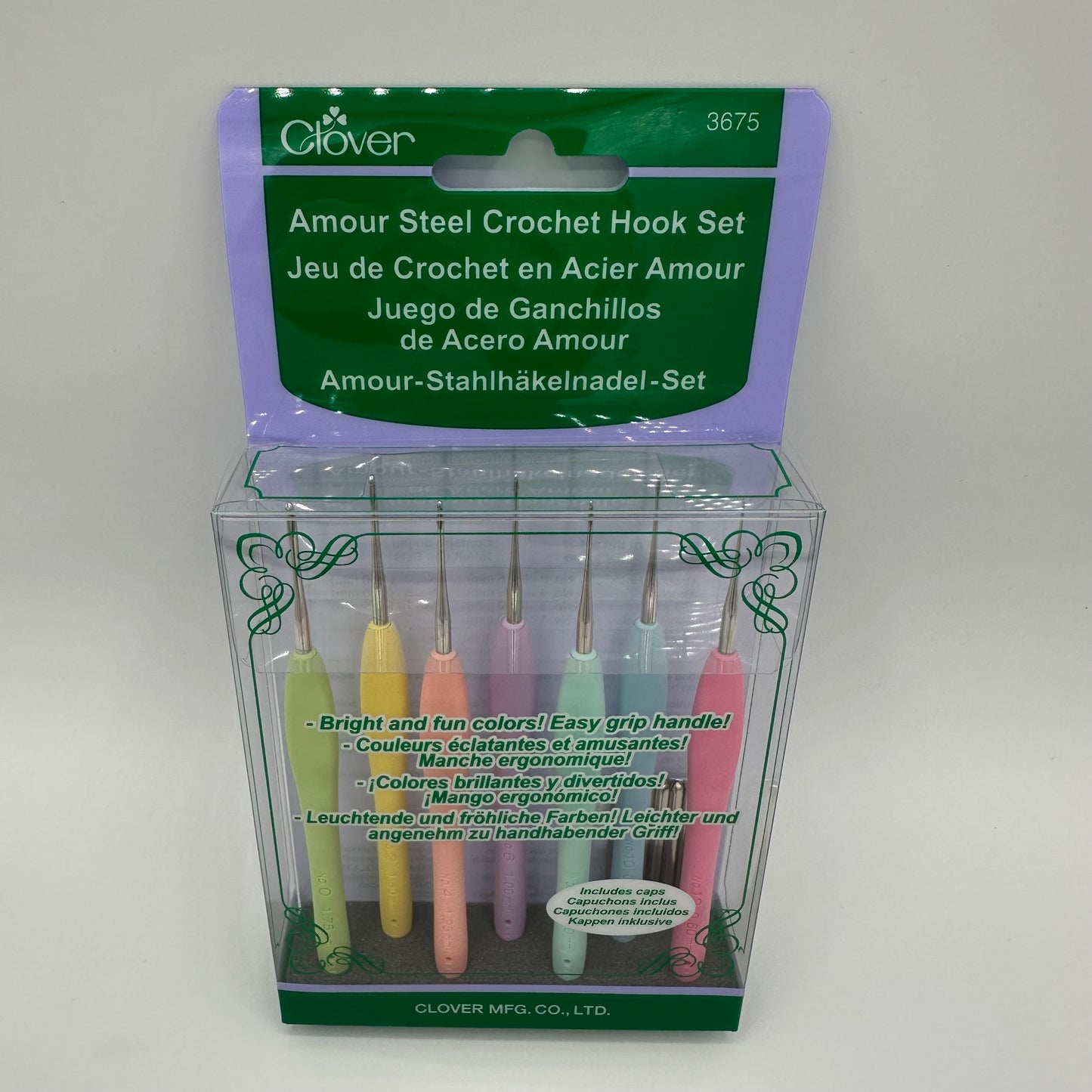 Clover Amour Steel Crochet Hook Set