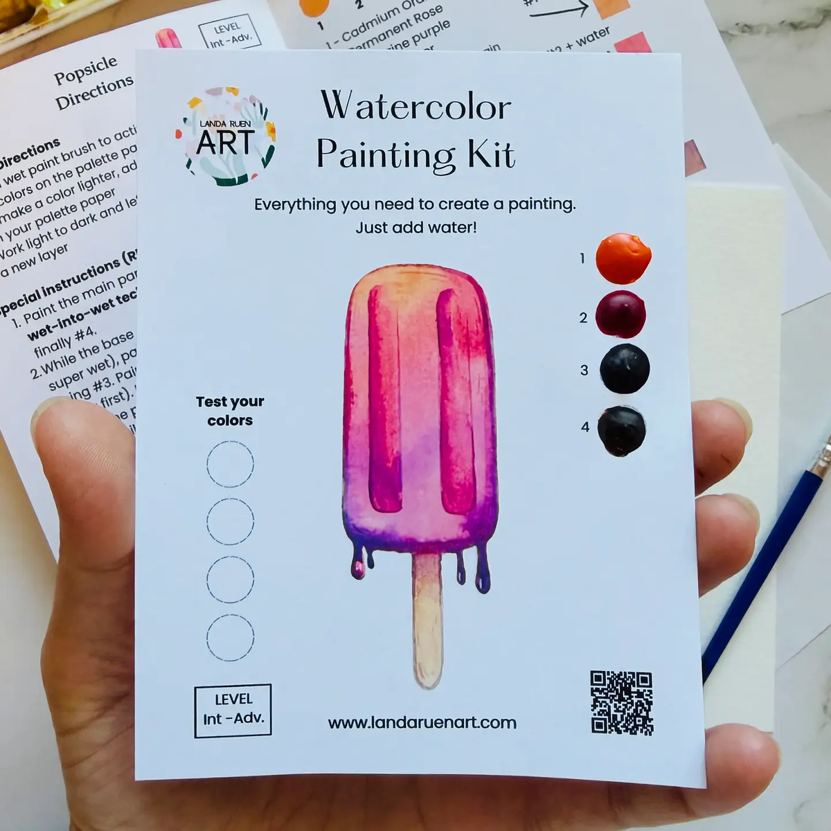 Landa Ruen Watercolor Kit