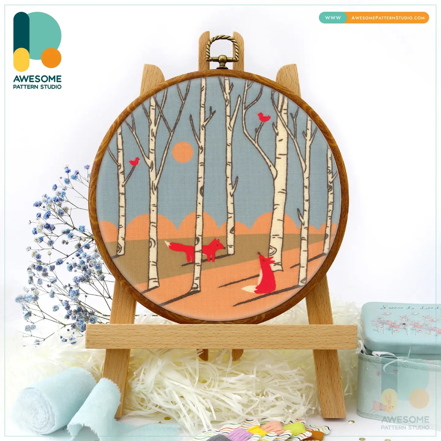 Embroidery Pattern Kit by Awesome Pattern Studio