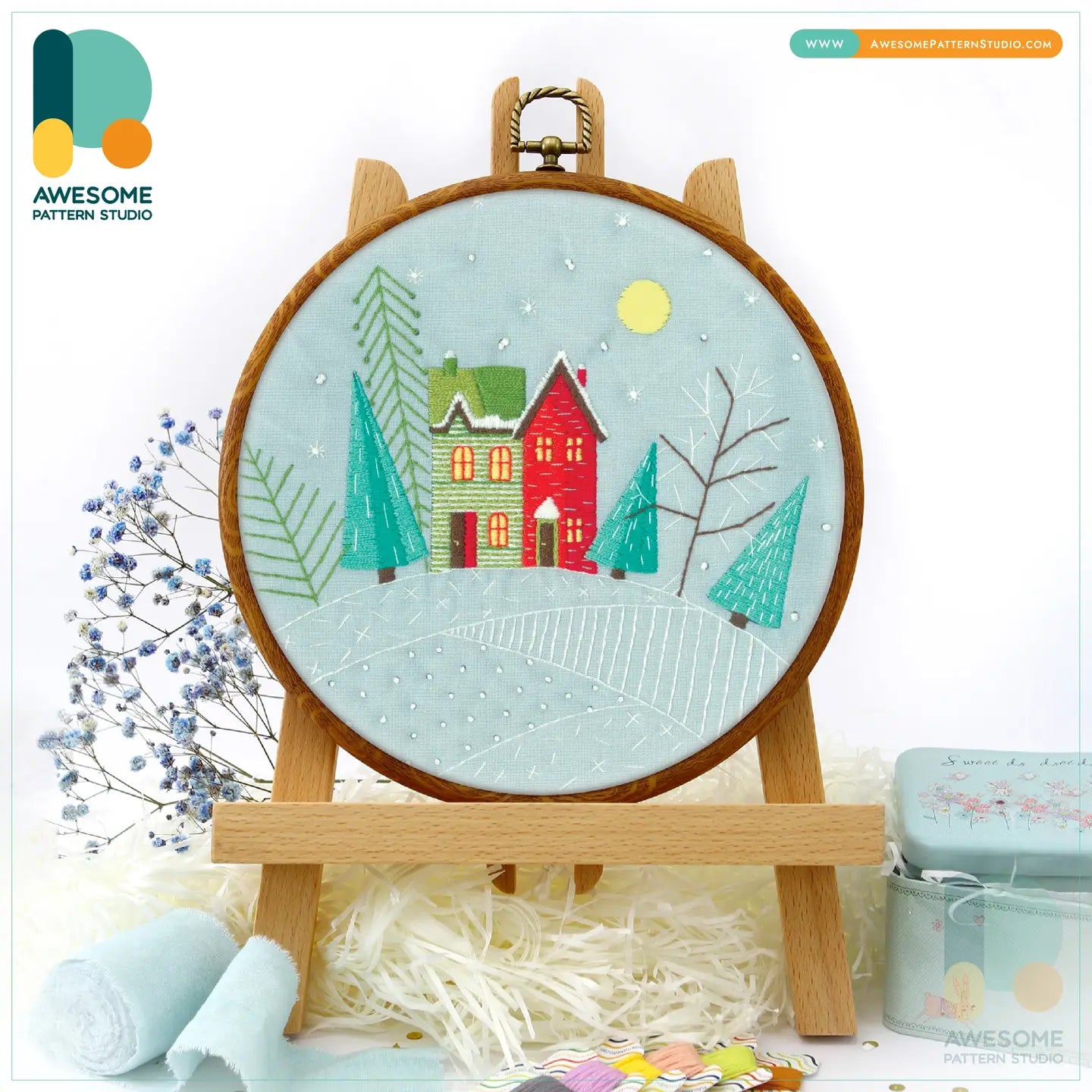 Embroidery Pattern Kit by Awesome Pattern Studio