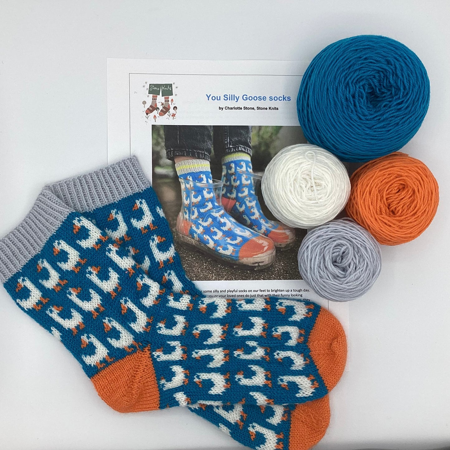 You Silly Goose Sock Knitting Kit