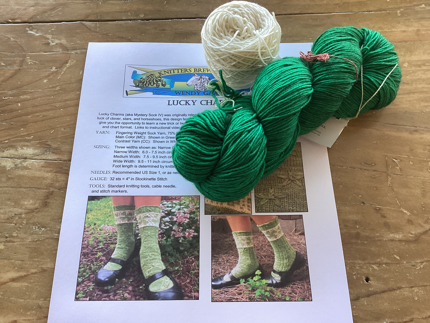 Lucky Charms Socks (Knitting) Kit