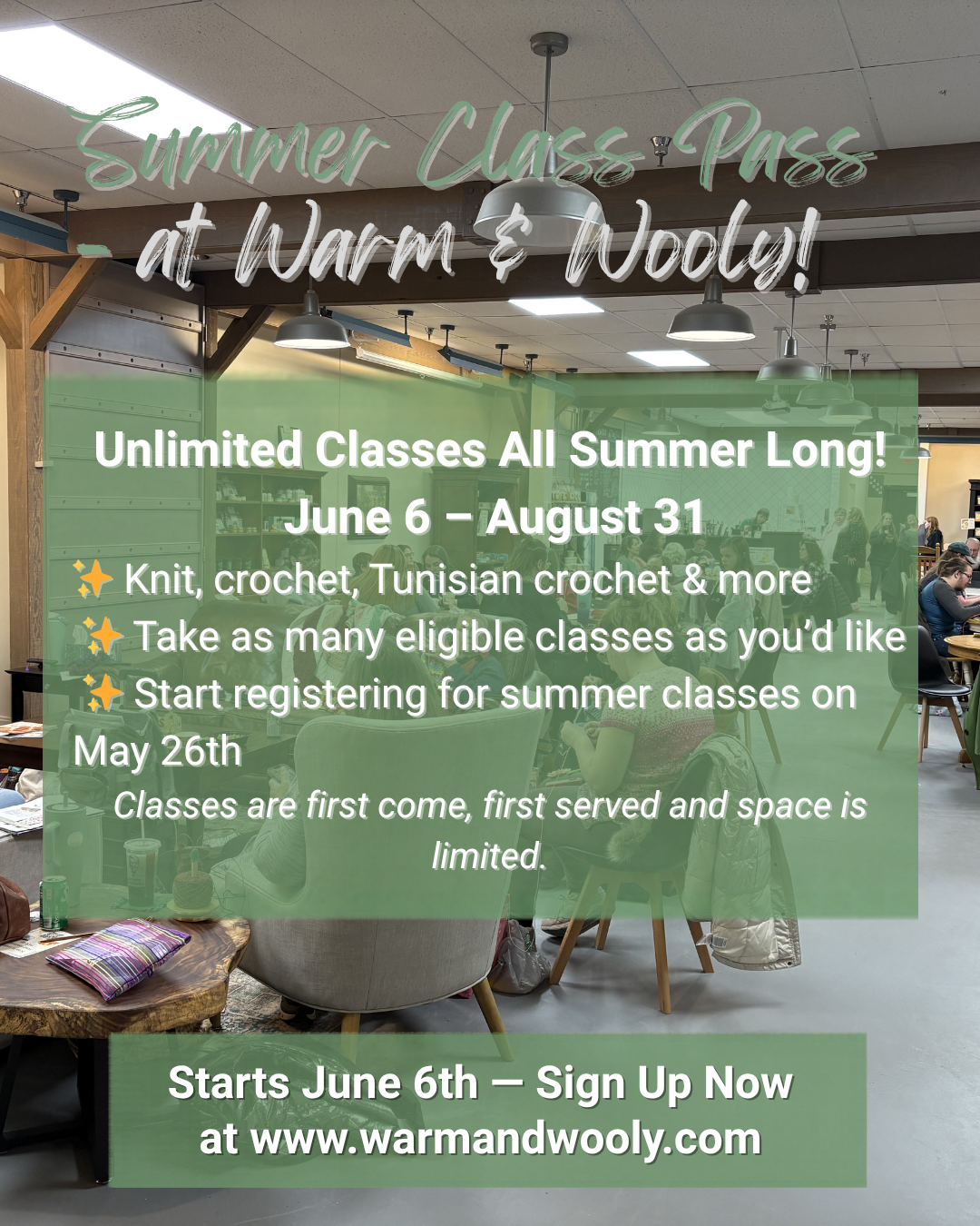 Summer Class Pass (June-August 2026)
