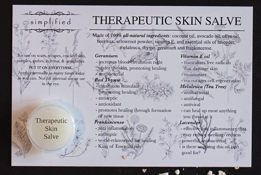 Therapeutic Skin Salve 2oz