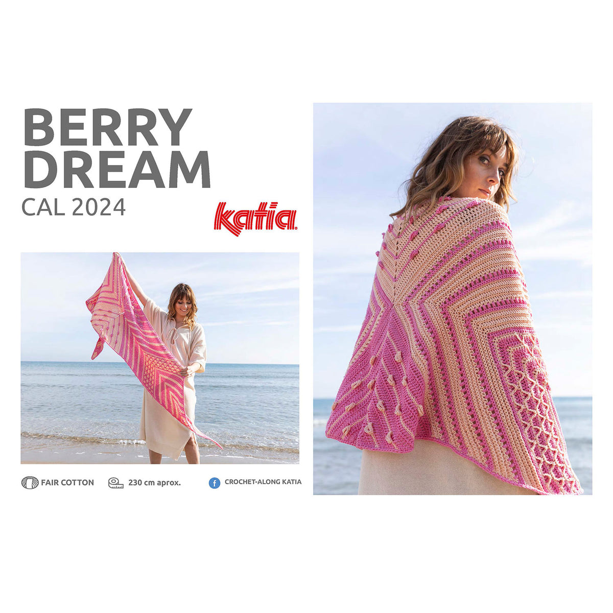 Berry Dream Shawl (Crochet) Kit