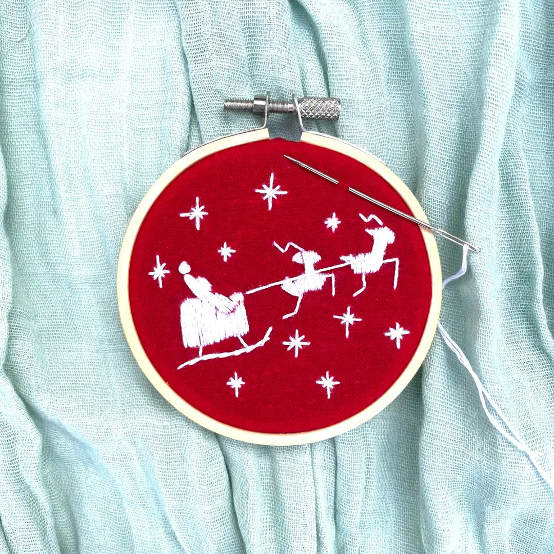 Hand Embroidery Ornament Kit