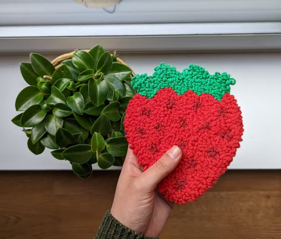 Punch Needle 101: Fruit Coasters