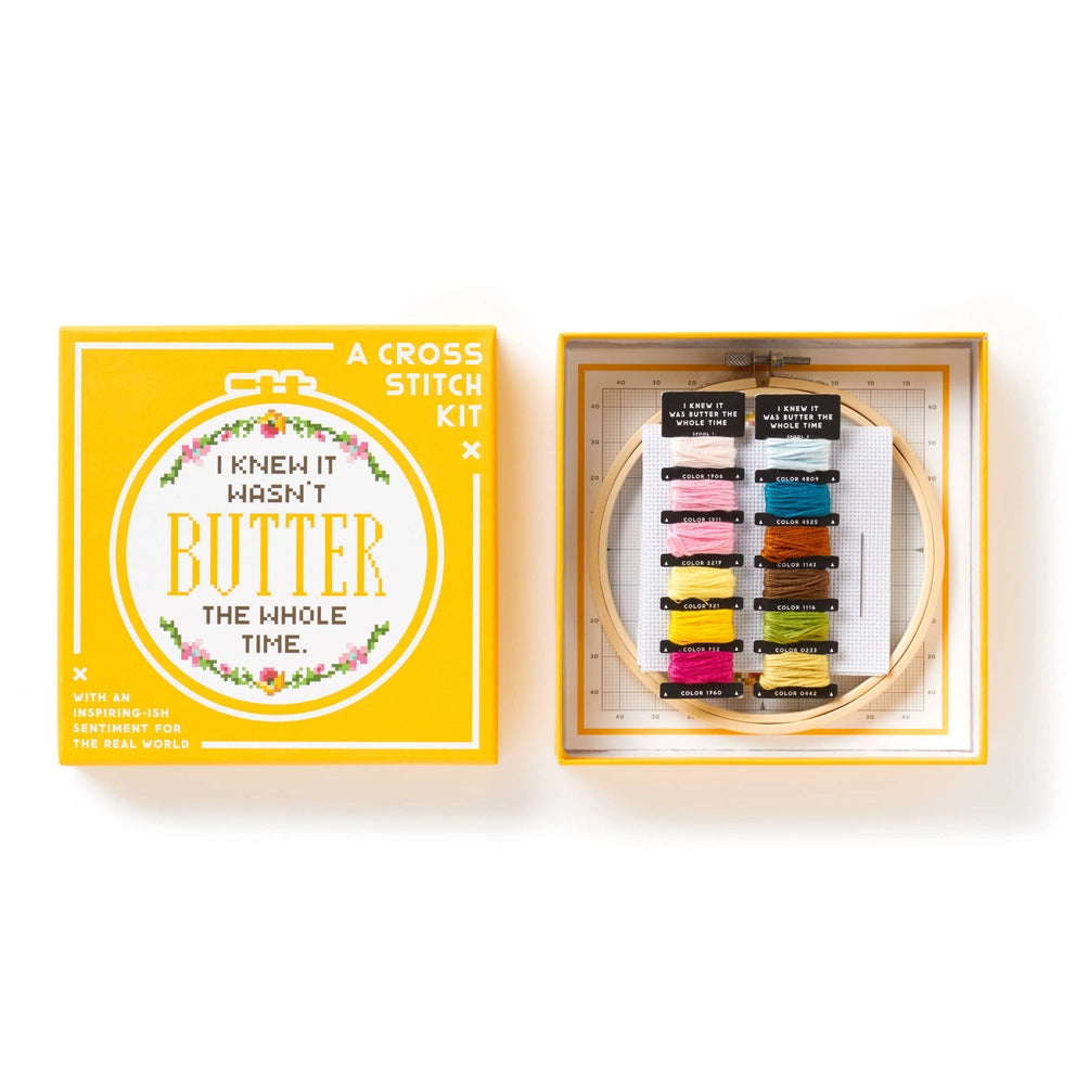 Butter Cross Stitch Kit