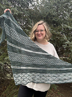 Tesserae Shawl (Crochet) Kit