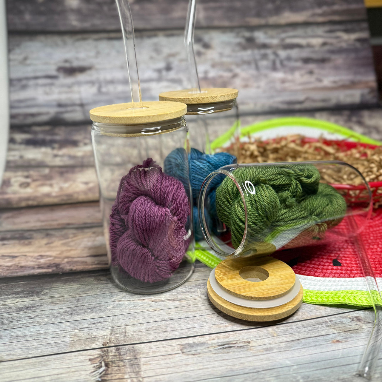 Countryside Tumbler Cozy Kits (Knit & Crochet)
