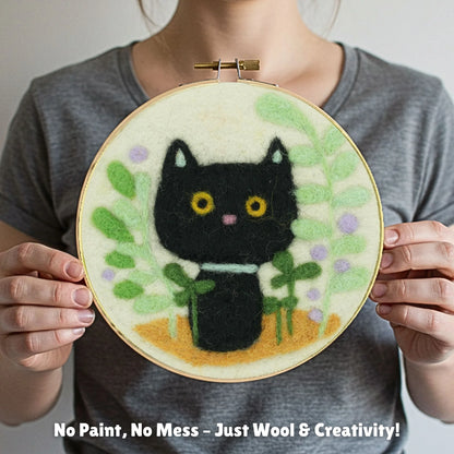 Painting with Wool - Mystic Garden Whiskers Needle Felting Kit