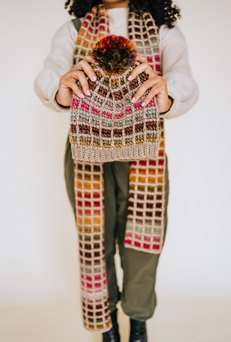 Tunisian 201: Mesa Hat & Scarf