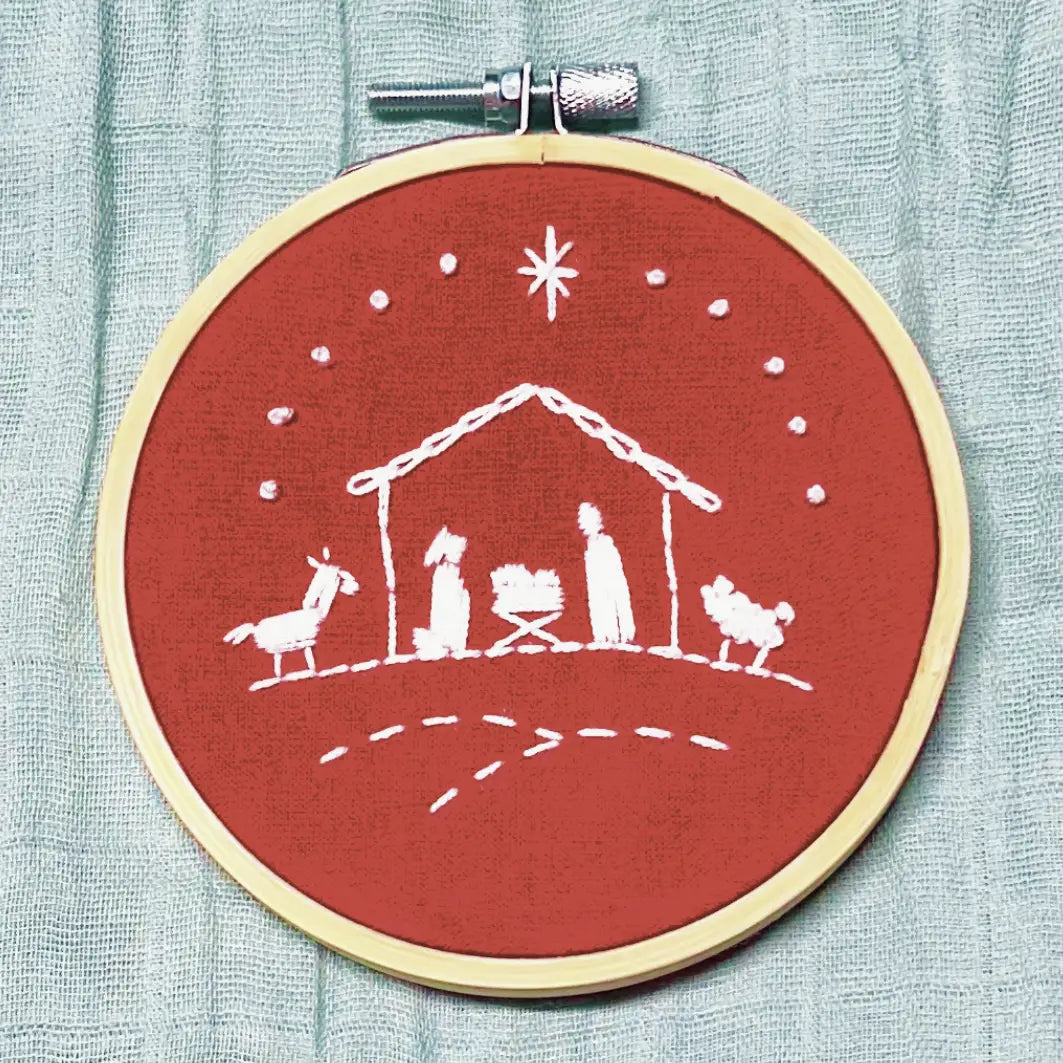 Hand Embroidery Ornament Kit