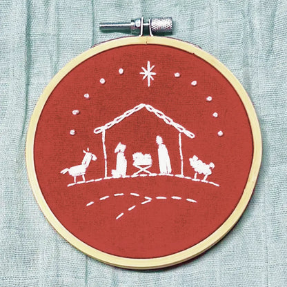 Hand Embroidery Ornament Kit