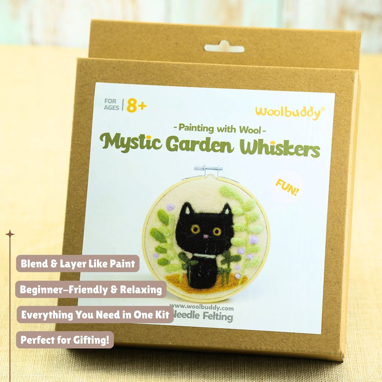 Painting with Wool - Mystic Garden Whiskers Needle Felting Kit