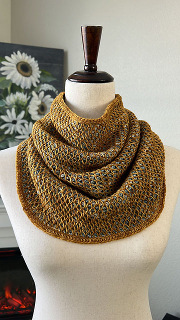 Tunisian Crochet 301: The Siren Song Cowl