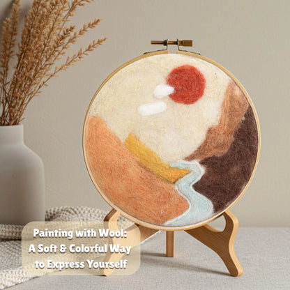 Painting with Wool - Amber Valley Landscape Needle Felting Kit