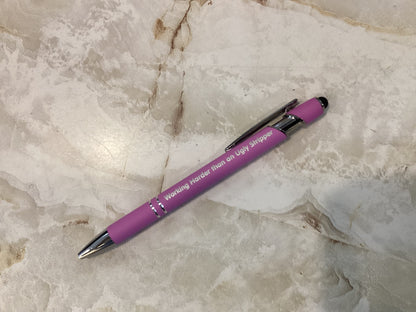 Snarky and Silly Ballpoint Pens