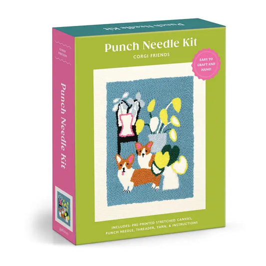 Punch Needle Kit - Corgi Friends
