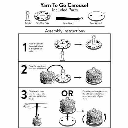 Yarn to Go Carousel (no wrist strap)