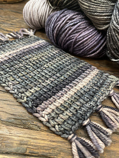 Tunisian Crochet 101: Baby Cakes Mug Rug