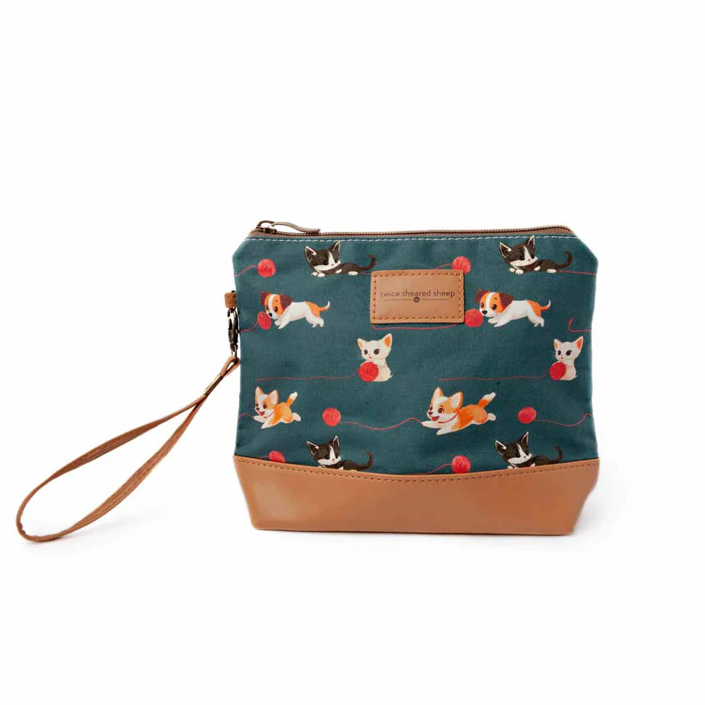 Mini Trini Bag – Small Zippered Sock Project Bag