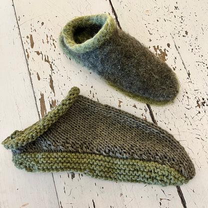 Knitting 201: Felted Slippers