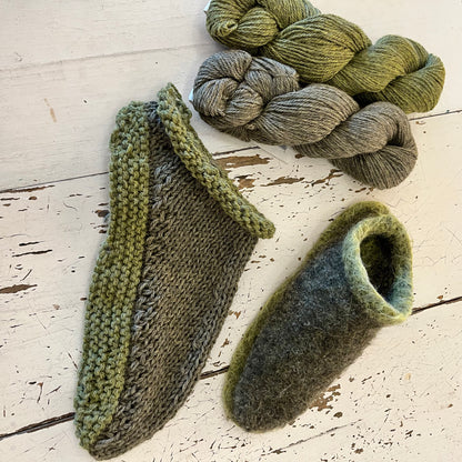 Knitting 201: Felted Slippers