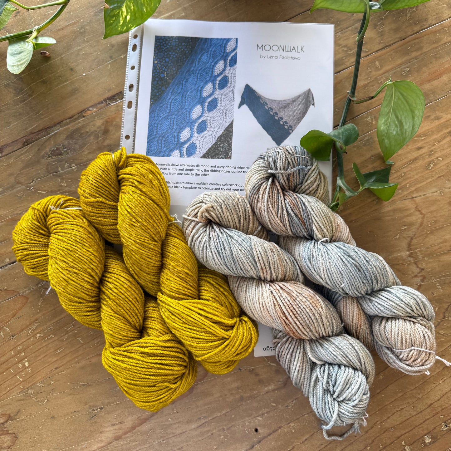 Moonwalk Shawl (Crochet) Kit