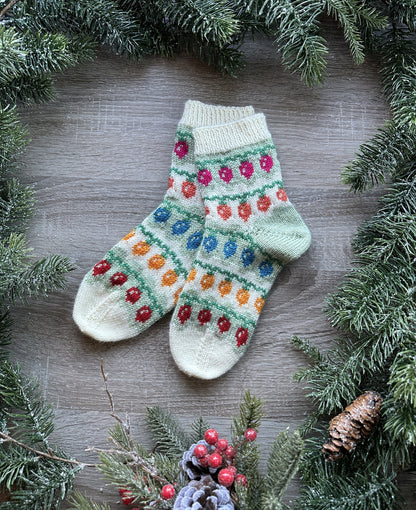Trim the Tree Socks Knitting Kit
