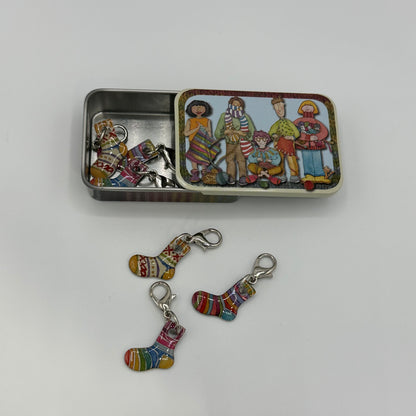 Stitch Markers In A Pocket Tin