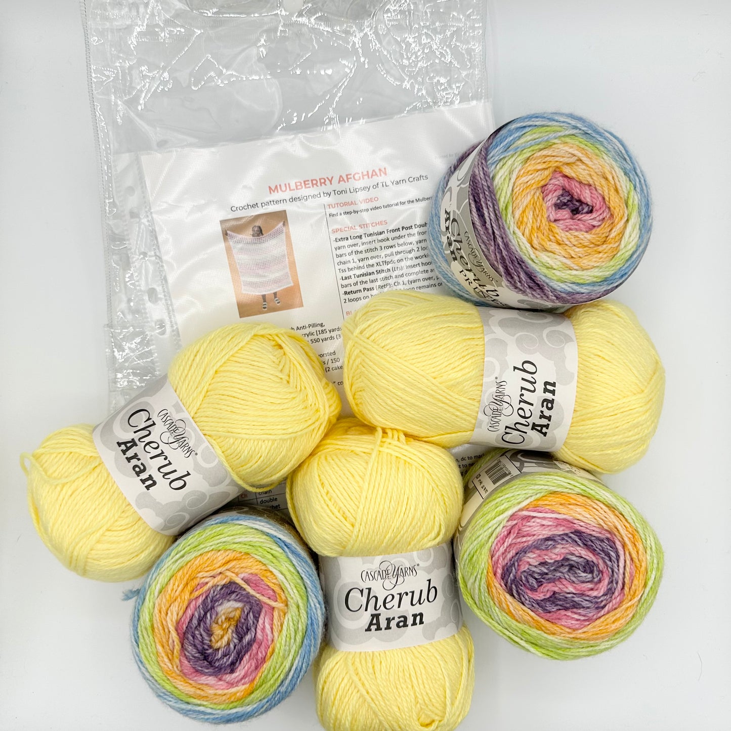 Mulberry Afghan Tunisian Crochet Kit