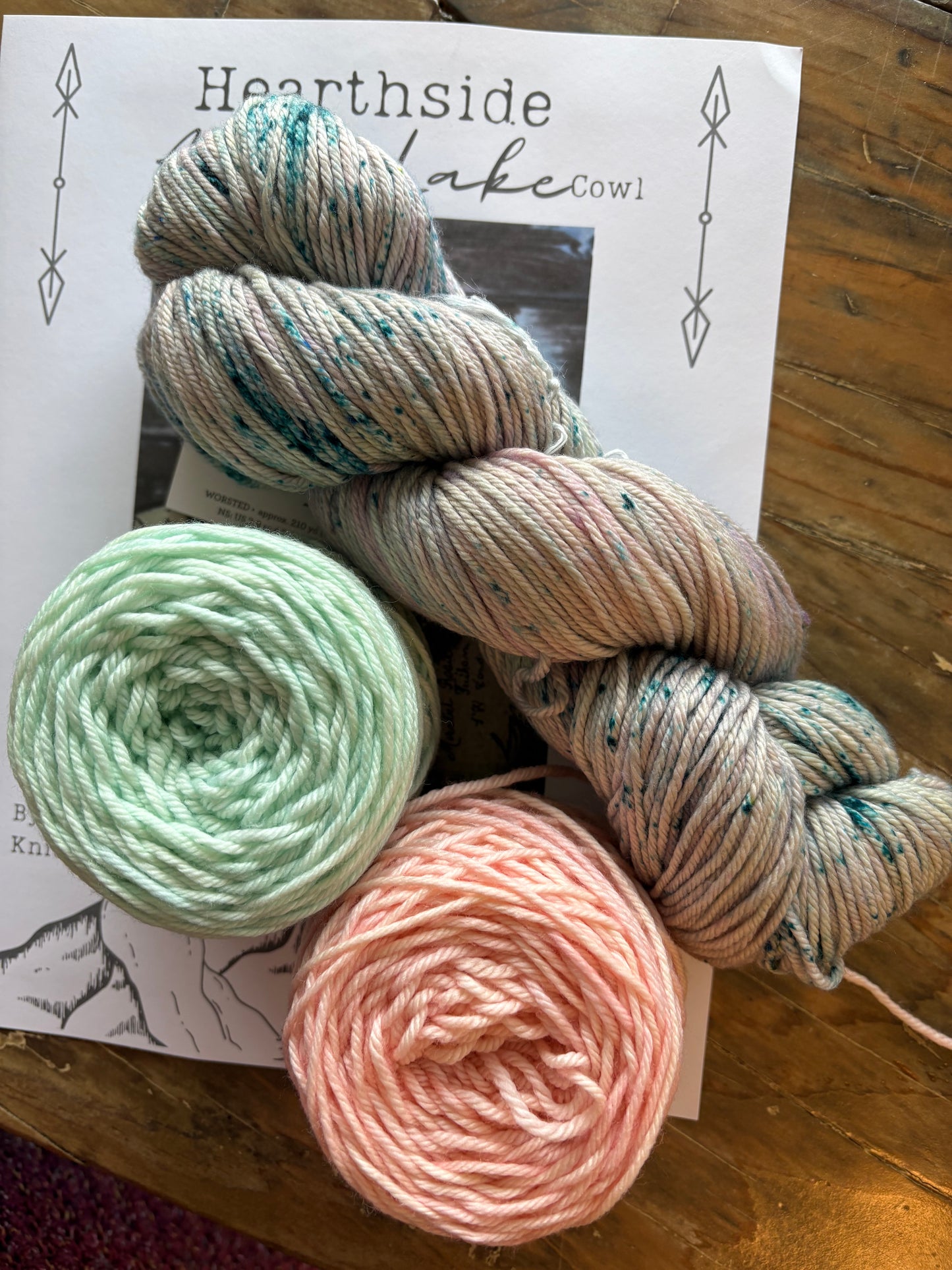 Hearthside at the Lake Cowl (Knitting) Kit