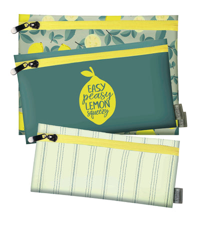 Krumbs Kitchen Farmhouse 3-Pack Reusable Storage Bags