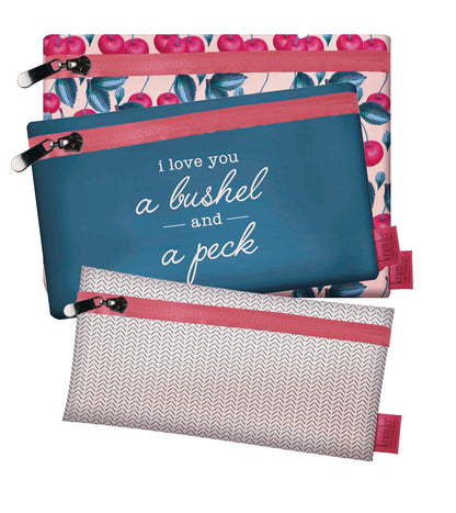 Krumbs Kitchen Farmhouse 3-Pack Reusable Storage Bags
