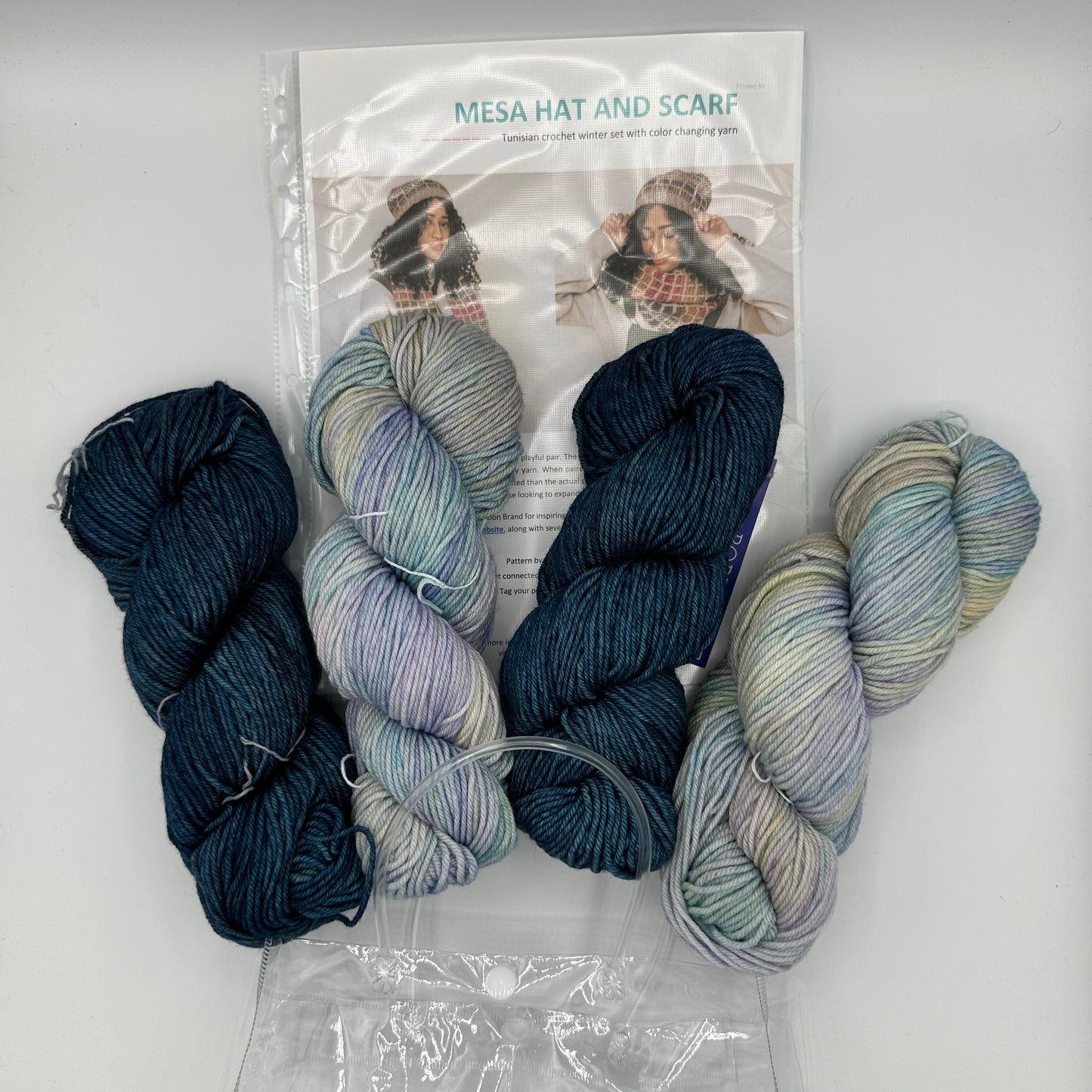 Mesa Hat and Scarf Tunisian Crochet Kit