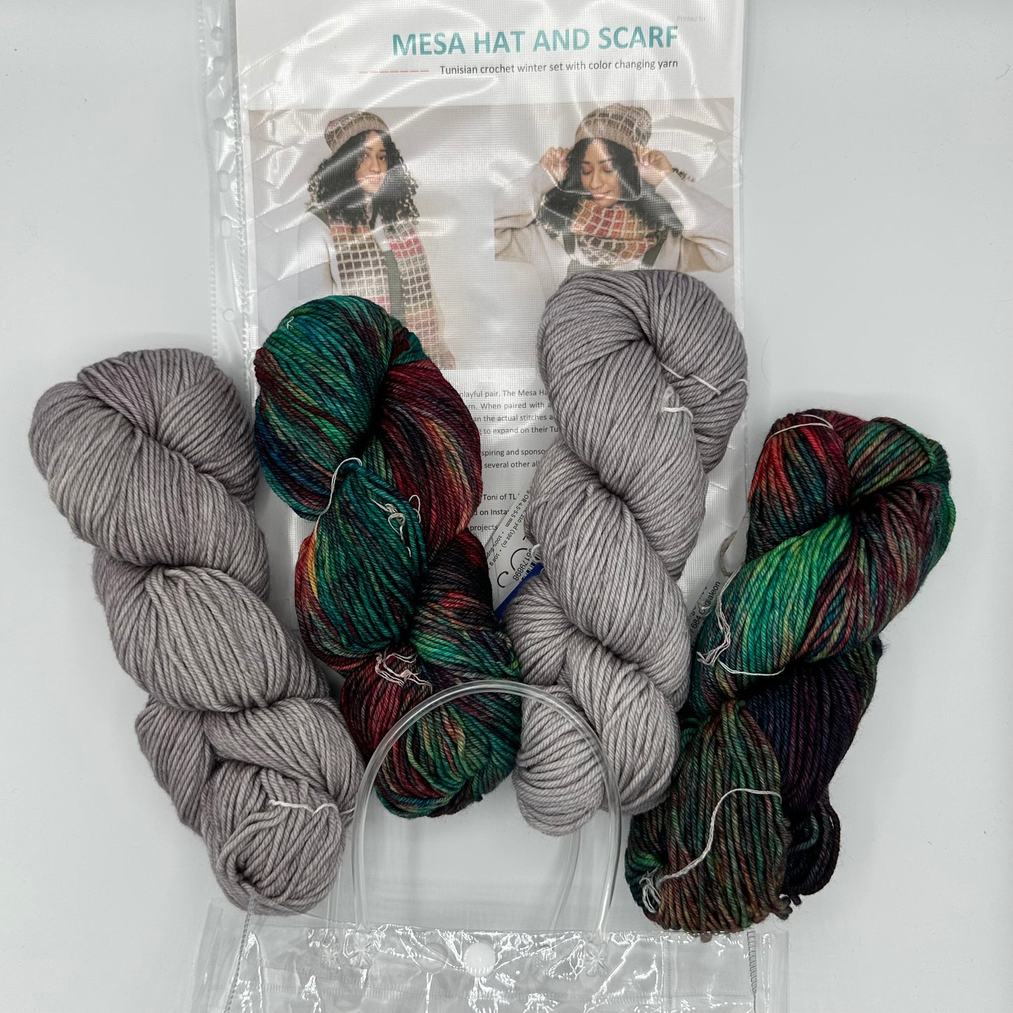 Mesa Hat and Scarf Tunisian Crochet Kit