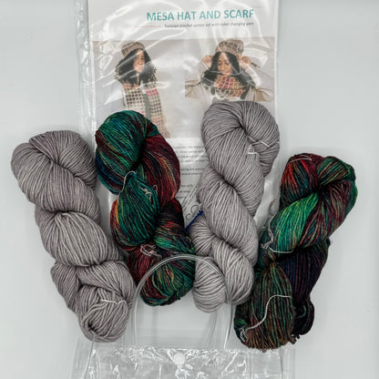 Mesa Hat and Scarf Tunisian Crochet Kit