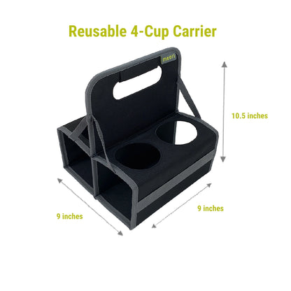 Reusable 4-Cup Carrier