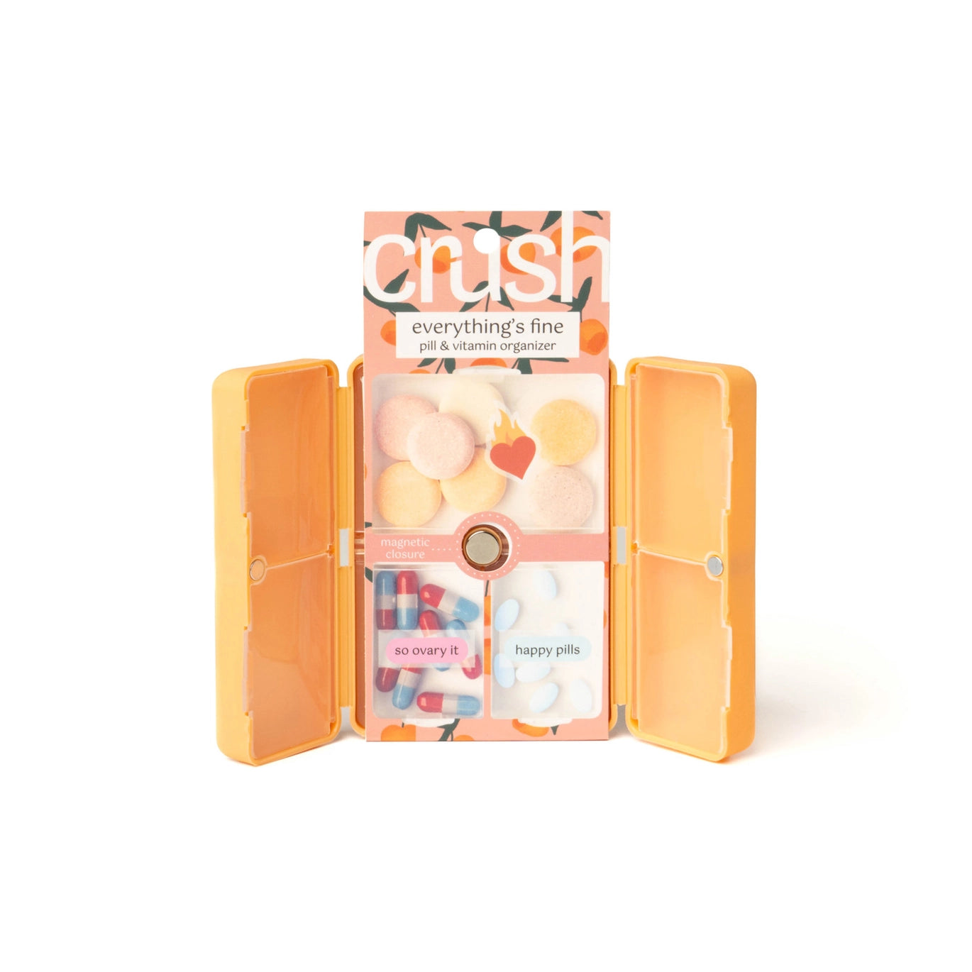 Crush Everything’s Fine Pill and Vitamin Case