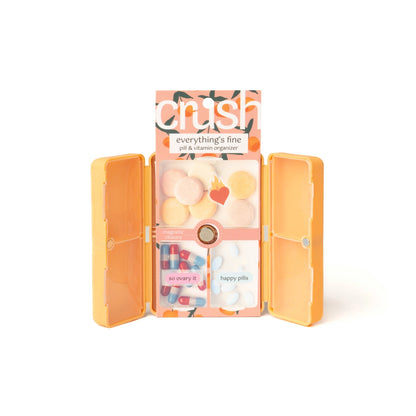 Crush Everything’s Fine Pill and Vitamin Case