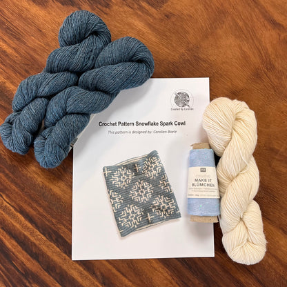 Snowflake Spark Cowl (Crochet) Kit