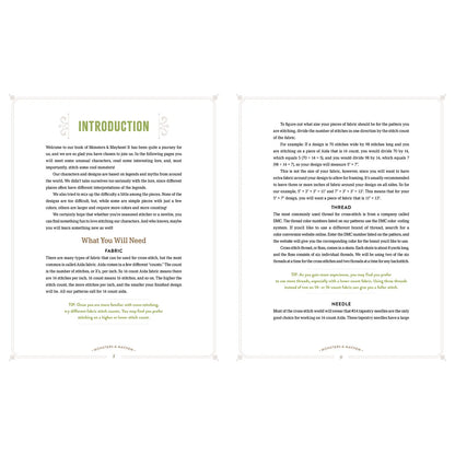 Monsters And Mayhem In Cross-Stitch: Designs and Instruction