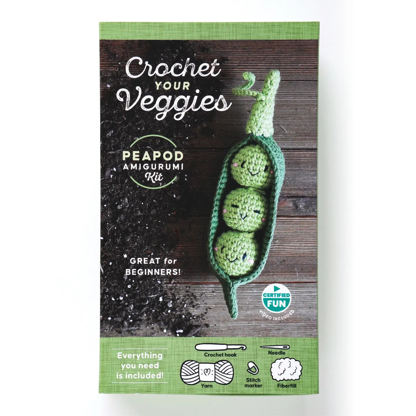 Crochet Your Veggies Amigurumi Kit