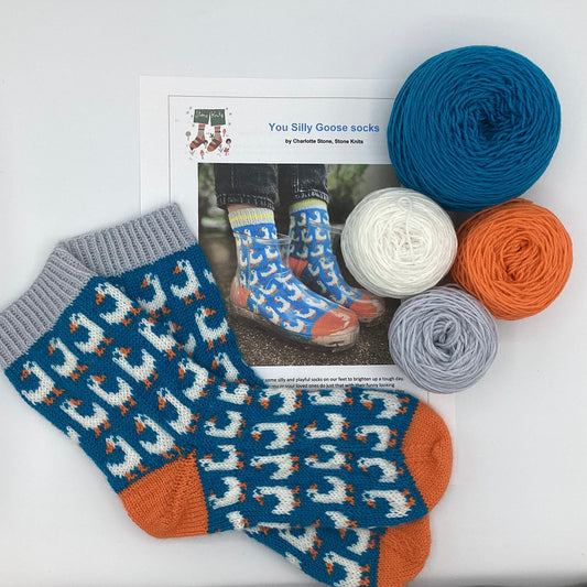You Silly Goose Sock Knitting Kit